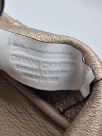 Gianni Chiarini shopper. Taupe/leer.