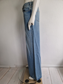 Scotch & Soda jeans met wijde pijpen. Maat 29/32, Blauw.