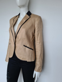 Mango Suit blazer.Mt. 38. Beige/ linnen.