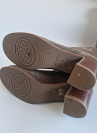 Shabbies Amsterdam hoge laarzen | Maat 40 | Taupe |