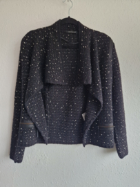 Luisa Cerano vest. Maat 38/40, Zwart/wol.
