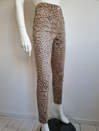Marc Aurel jeans. Maat 38, Beige/luipaard print.