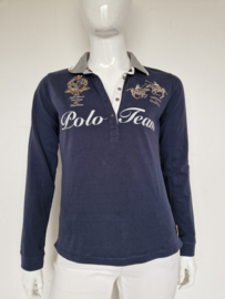 HV Society polo shirt. Mt. XL. Blauw.