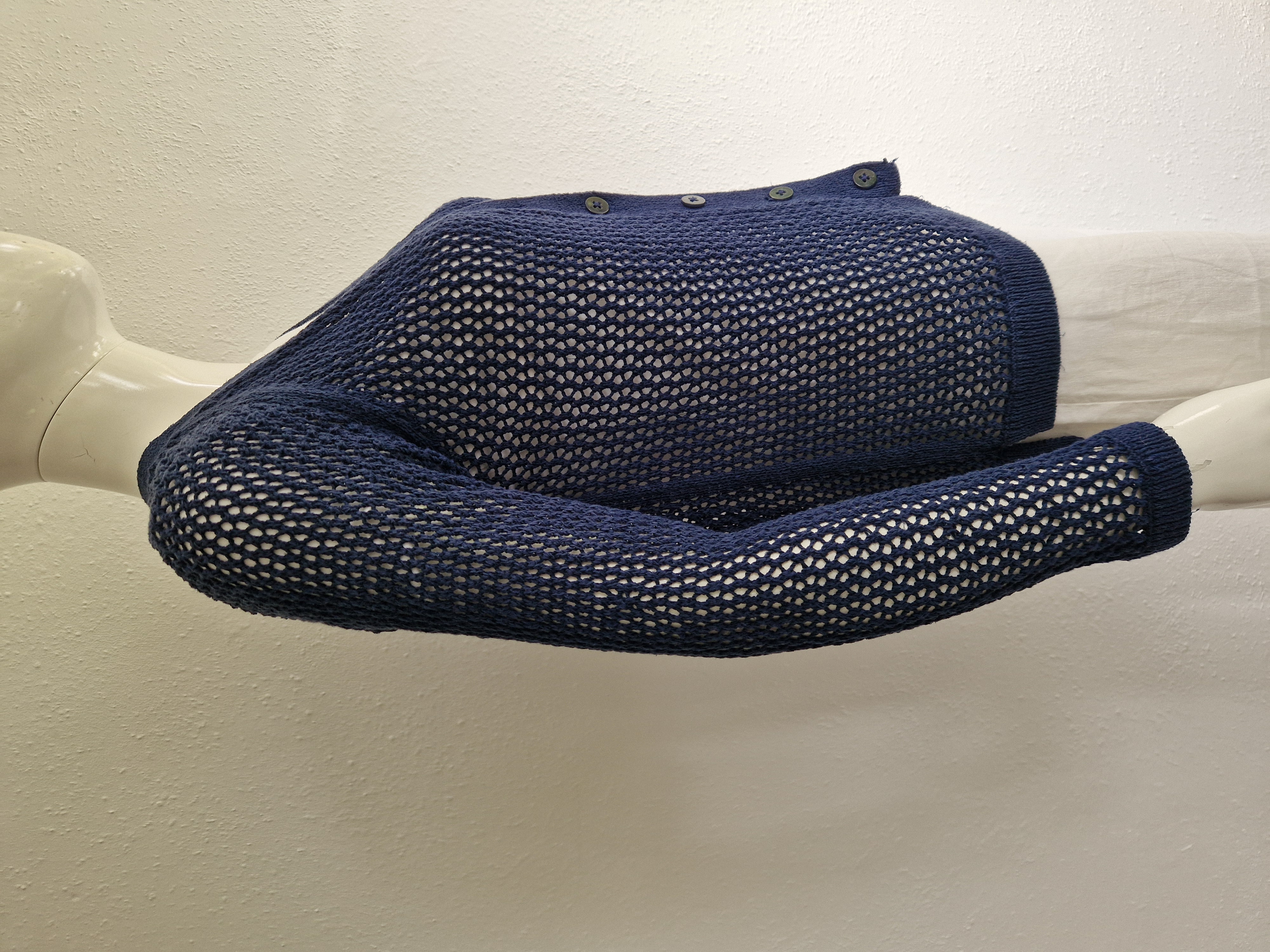 Luisa Cerano vest. Maat 36/38, Blauw.