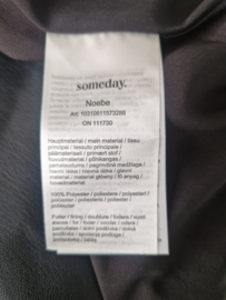 Someday blazer. Maat 38, Zwart/leer look