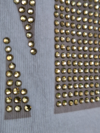 Marc Aurel shirt. Maat 38, Wit/print.