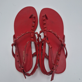 BCB Generation sandalen met bandje. Maat 39,5, Rood/leer.