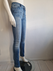Denham Needle high waist skinny jeans. Maat 40, Blauw.