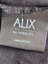 Alix The Label T-shirt | Maat S | Zwart/goud |