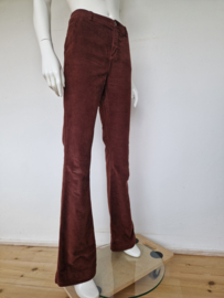 By-Bar Leila Velvet Twill pant. Mt. L. Bruin.