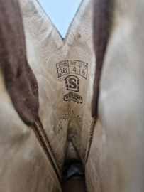 Sendra westernlaarzen. Maat 36, Bruin/leer.