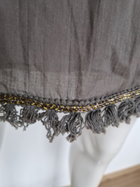 IBZ Mode tuniek. Maat 40/42. Olijfgroen.