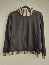 Summum Woman vest. Maat M, Zwart/creme.