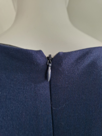Ashley Brooke jurk. Maat 38/40, Blauw/crème gestreept.