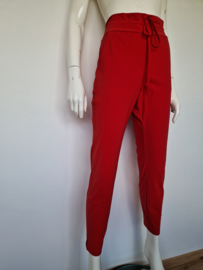 Studio Anneloes pantalon. Maat M. Rood/travelstof
