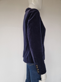 Monoprix Femme blazer. Maat 38. Blauw/fluweel.