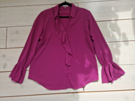 Erfo blouse. Maat 40, Fuchsia.