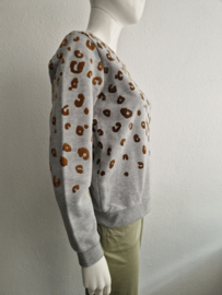 Scotch & Soda sweater. Maat S. Grijs/flockprint.