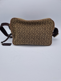 Guess crossbody tas. Bruin/textiel
