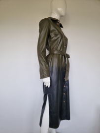 Fifth House jurk in kaki lederlook | maat 38 |
