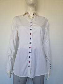 Cavallaro Napoli blouse. Maat 38, Wit.