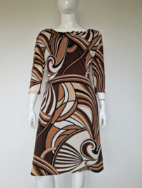 Expresso jurk grafische print. Maat L.