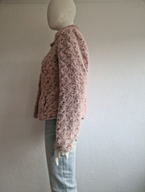 Geisha teddy jasje. Maat M. Oudroze.