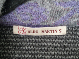 Aldo Martin's vest. Maat 38/40, Grijs/roze.