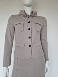 Marc Cain 3-delige set. Maat 4/5, Taupe/scheerwol.