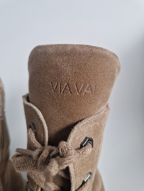 Via Vai suède veterlaarsjes | Maat  41 |Beige |