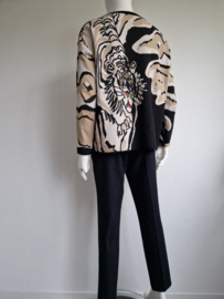 Marc Cain pullover met tijgermotief. Maat 3,