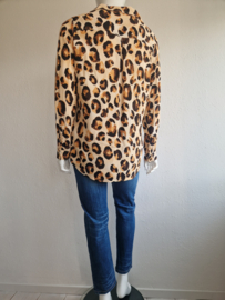 Fabienne Chapot blouse Lily Cato. Maat 42, Bruintinten.