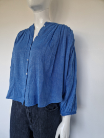 BY-BAR Becky Athia Blouse | Maat S | Sapphire Blue |