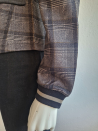 Florèz blazer. Maat L.Grijs/ruit.
