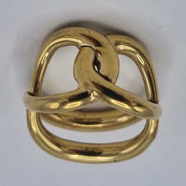 Calvin Klein ring opengewerkt. Stainless steel/54 mm.