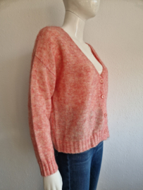 Artlove vest. Maat M. Roze gemêleerd/ wolmix.