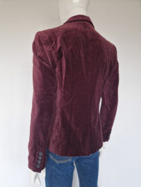 Monoprix Femme blazer. Maat 36/38, Wijnrood/fluweel.