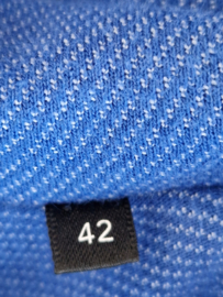 Opus blazer Helen Structure. Maat 40, Blauw.