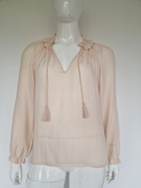 Louizon blouse. Maat 3. Poederroze