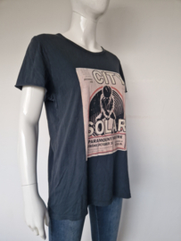 SET t-shirt. Maat 40/42, Grijs/print.