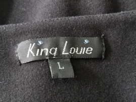 King Louie A-lijn rok. Maat L. Zwart.
