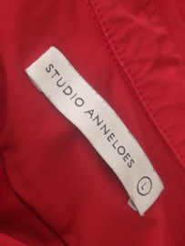 Studio Anneloes skinny fit jumpsuit Angelique. Maat L. Rood/travelstof.