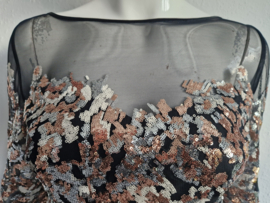 Ronald Kolk top. Maat 36, Zwart/lovers/handgemaakt.