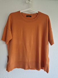 Selected Femme top. Maat S. Oranje.