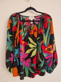 Joseph Ribkoff blouse | Maat 40 | Tropische bloemenprint |
