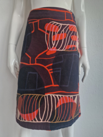 White Stuff rok. Maat 38, All over print/velours.