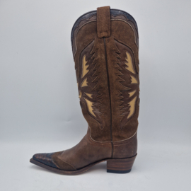 Sendra westernlaarzen. Maat 36, Bruin/leer.