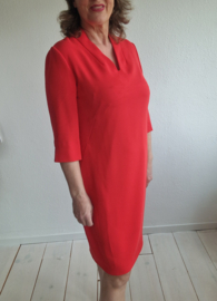 Comma jurk. Maat 36/38. Rood.