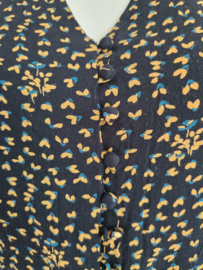 Leon & Harper blouse. Maat 36, Zwart/print.
