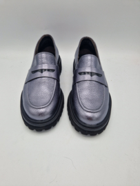 Paul Green loafers. Maat 39, Zilver/leer.